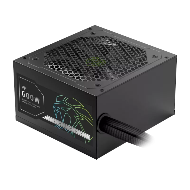 Gamemax toiteplokk, 80 PLUS, standard | VP 600S | 600 W