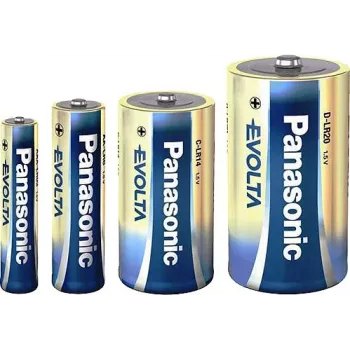 Panasonic Evolta C - ühekordne patarei - aluseline - 1,5 V - 2 tk - sinine - C