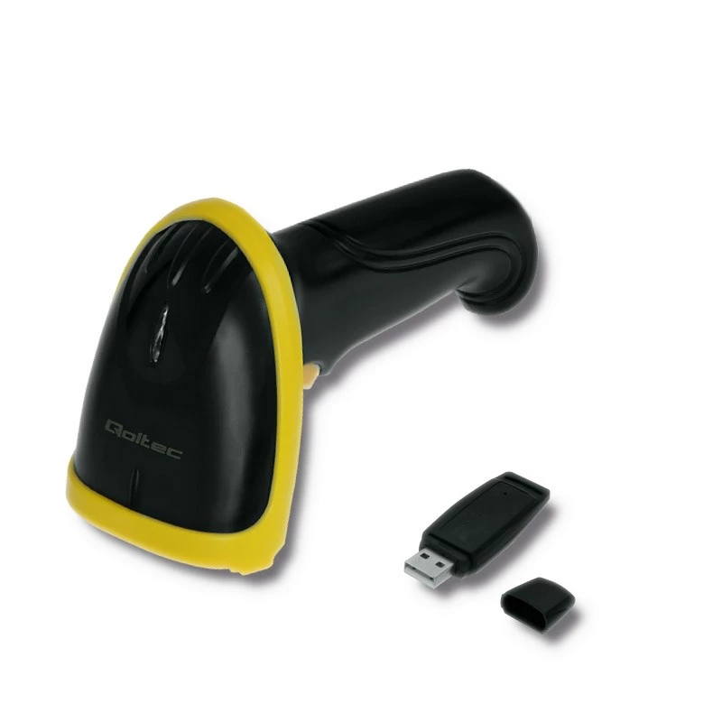 Qoltec 50862 Traadita laser-vöötkoodiskanner 1D | 2,4 GHz