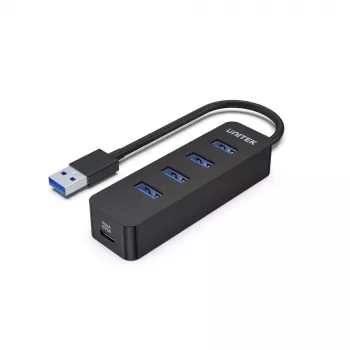 UNITEK uHUB Q4 USB 3.2 Gen 1 (3.1 Gen 1) Type-A 5000 Mbit/s Must
