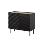 Kummut Cama Meble ONDA 2D 98x45x85 cm, must, puitlaastplaadist karkass