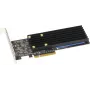 Sonnet M.2 2x4 madalprofiiliga PCIe-kaart RAID-kontroller PCI Express x8 3.0 (FUS-SSD-2X4-E3S)