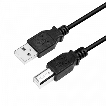 USB-kaabel LogiLink CU0009B 5m USB A USB B Must