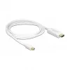 Videokaabli adapter DeLOCK 83707 Mini DisplayPort HDMI-le 2m Valge