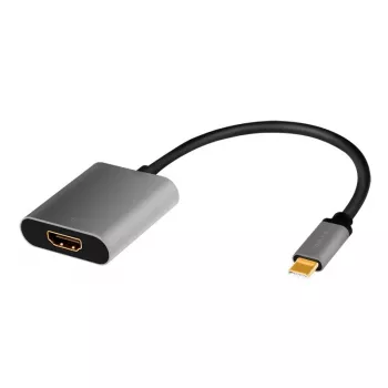 LogiLink CUA0103 USB 3.2 Gen1 USB-C to HDMI-A kaabel 0,15 m must hall