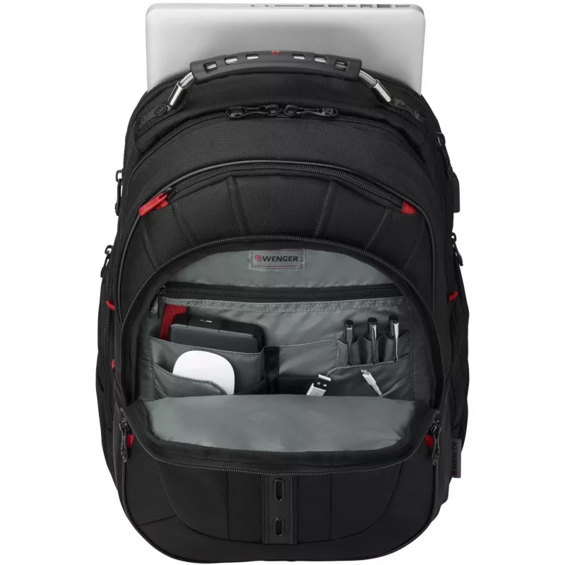 Wenger Pegasus Deluxe - sülearvuti seljakott - 40,6 cm - 35,60cm (14) - 40,60cm (16) - Must (606492)
