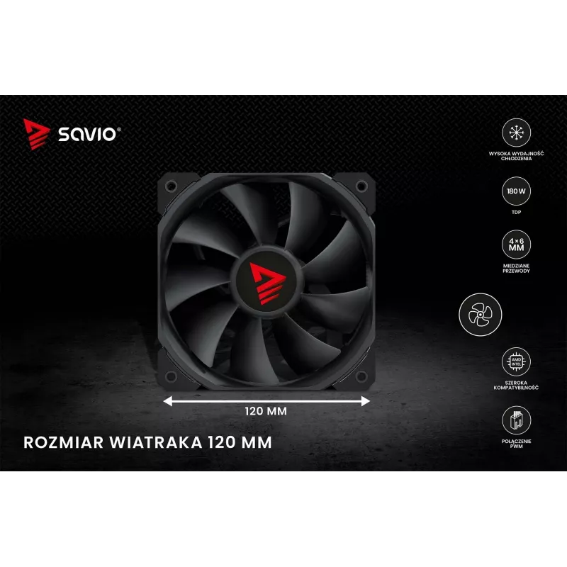 SAVIO VORTEX X2 protsessori jahuti