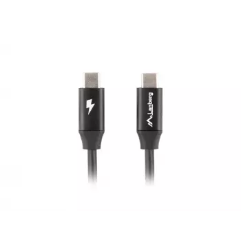 USB-C M/M 2.0 kaabel CA-CMCM-40CU-0005-Must 0,5 m