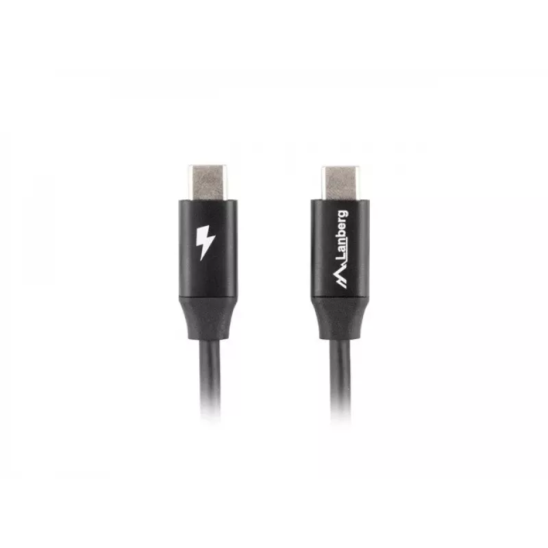 USB-C M/M 2.0 kaabel CA-CMCM-40CU-0005-Must 0,5 m