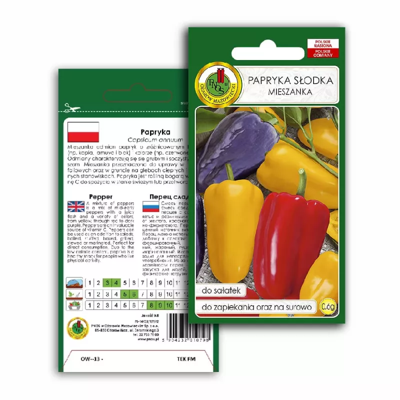 Seemnesegu Seklos LT PNOS — Magusa paprika seemned, pakendis 0,6 g