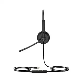 Yealink UH34 SE Lite Dual Teams Peakomplekt Juhtmega ühendus Peapaela tüüpi Kontor/kõnekeskus USB USB-C Must
