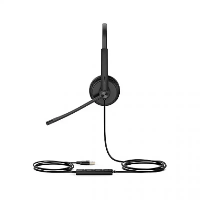 Yealink UH34 SE Lite Dual Teams Peakomplekt Juhtmega ühendus Peapaela tüüpi Kontor/kõnekeskus USB USB-C Must