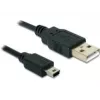 USB-kaabel DeLOCK USB 2.0-A / USB mini-B 5pin 0.70m