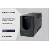 Qoltec 53774 katkematu toiteallikas (UPS) Line-Interactive 1 kVA 600 W 1 vahelduvvoolu pistikupesa