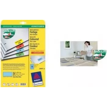 Minisildid Avery L6039-20 sinine 45,7 x 21,2 mm
