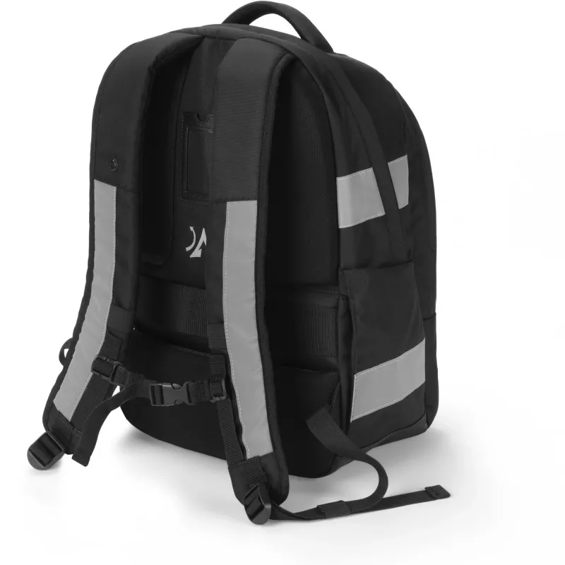 DICOTA Hi-Vis V2 seljakott must 320x220x455mm PET TPU