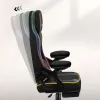 Mängutool huzaro HZ-FORCE 4.6 RGB Must Mesh — ergonoomiline, kõrgusreguleeritav, RGB-valgustus, riidest iste, max 130 kg