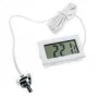 Digitaaltermomeeter Lamptron TS708 G1/4-tollise keermestatud pistikuga, valge