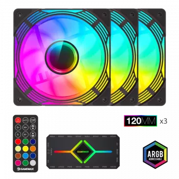 Gamemax | Korpuse ventilaator | KF300 BK | Must