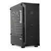 Arvutikorpus IBOX LUPUS 27 Midi Tower ATX, karastatud klaas, RGB, 455×200×380 mm, toetab ATX, GPU kuni 32 cm