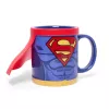 Thumbs Up Superman Mug with Cape, üksik pilt, 0,25 l, Sinine, Punane, Keraamika, Silikoon, Universaalne, 1 tk