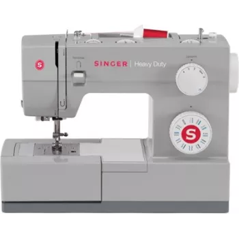 Automaatne õmblusmasin SINGER SMC4423 — 23 pistemustrit, 5 mm piste pikkus, 1-sammuline nööpauk, vabavarrega, elektriline