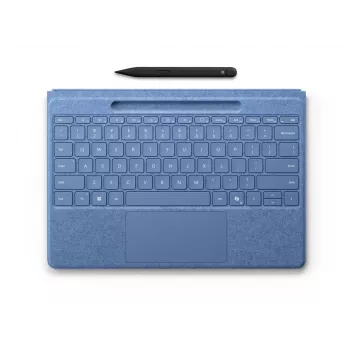Klaviatuur Microsoft Surface 8YU-00027 jaoks — QWERTZ saksa paigutus, Bluetooth, puuteplaat, sinine