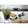 GEFU BOTANICO ürdipott, eraldiseisev, plastik, roostevaba teras, must