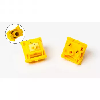 Mehaaniliste klahvilülitite komplekt Keychron Gateron Cap V2 Golden-Yellow G32 — 110 lülitit