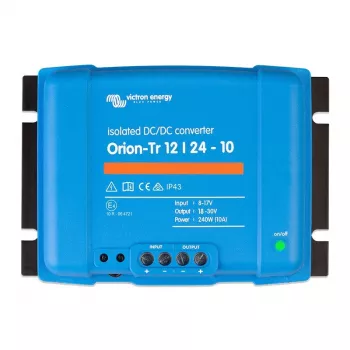 Toiteplokk Orion-Tr 12/24-10A 240W — DC-DC muundur 12 V/24 V süsteemidele, 10 A väljund