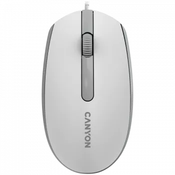 CANYON hiir M-10 juhtmega valge hall