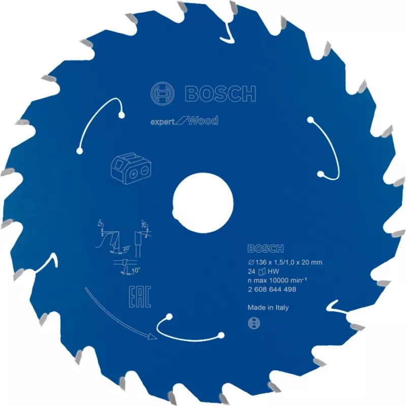 Bosch 2 608 644 498 ketassaag 13,6 cm 1 tk