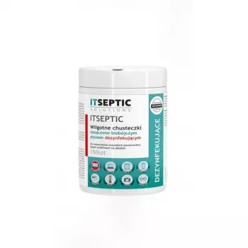Niisked desinfektsioonilapid e5 ITSEPTIC e5 elektriseadmetele, valge, 150 tk