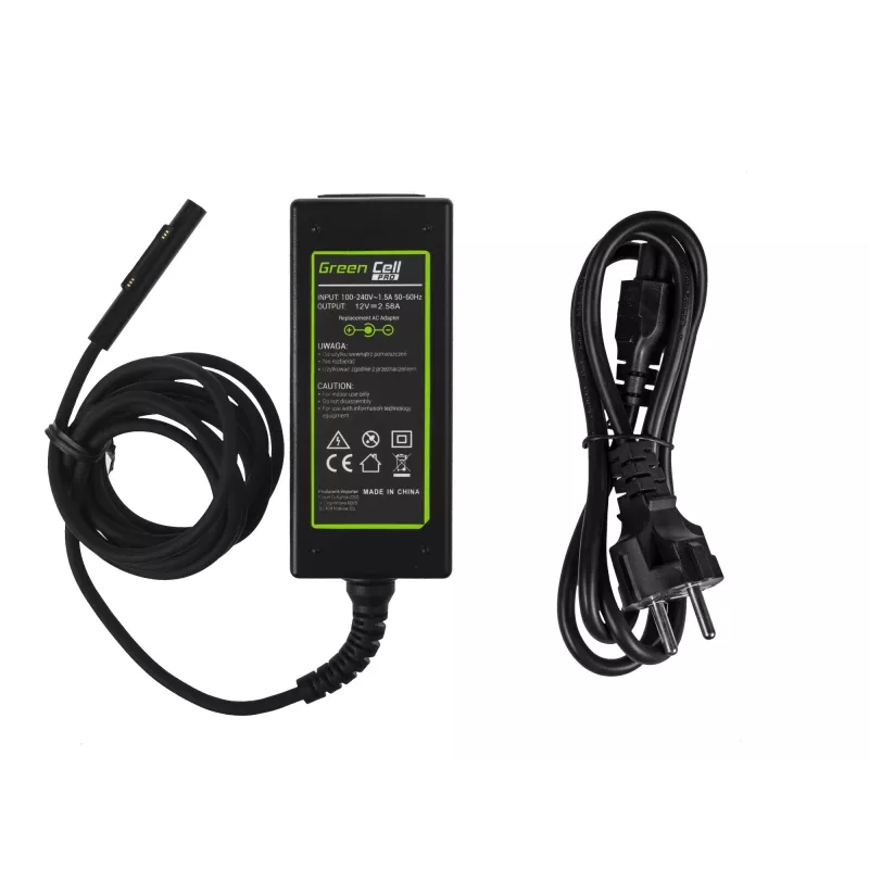 Toiteadapter roheline Cell AD63P 36W 12V 2.58A sisetingimustes sülearvuti laadija, must