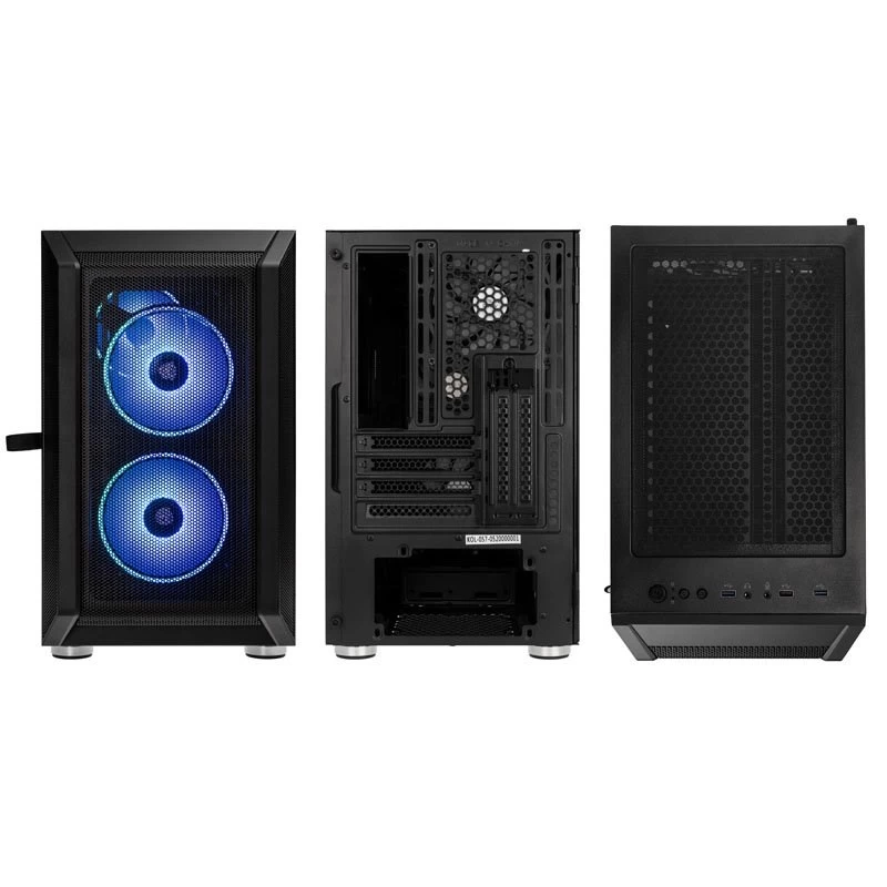 Kolink Citadel Mesh RGB Micro-ATX korpus – must