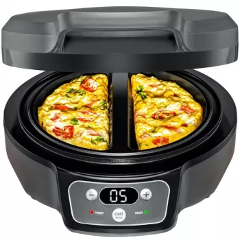 Omelett Chef OM 950, Snack Maker, antratsiit, 950 W