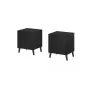Öökapp cama meble NOVA 44x40x52 cm matt must — 1 sahtel, 16 mm raam