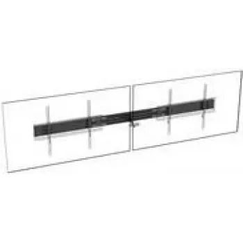 TECH DATA Vision VFM-F50_DL - Kinnituskomponent (siin) - 2 LCD-/plasmakonsoolile - alumiinium - must - ekraani suurus: kuni 218,4 cm (kuni 86)