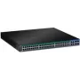 TRENDnet TPE 5048WS - lüliti - nutikas - 48 x 10/100/1000 (PoE+) + 4 x Combo Gigabit-SFP - lauaarvutile, raami külge kinnitatav - PoE+ (740 W) - AC 100 - 240 V (TPE-5048WS)