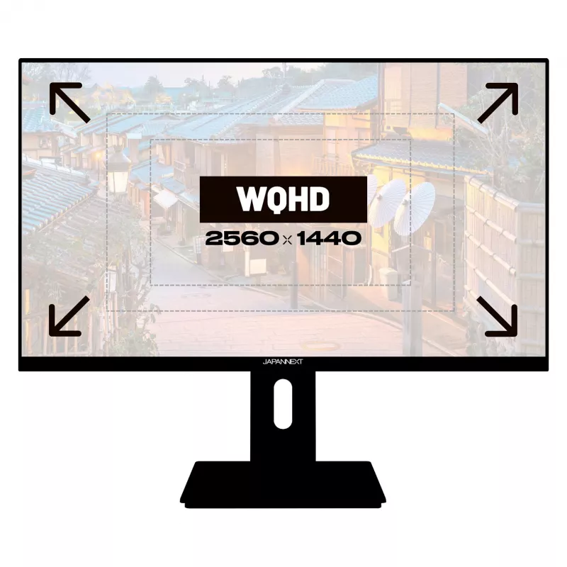JAPANNEXT JN-27IPS4FLWQHDR-HSP 16:9 HDMI/DP WQHD - lameekraan (TFT/LCD)