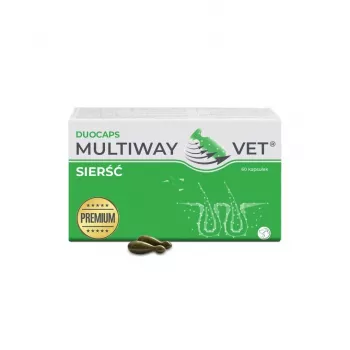 Pehmed geelist keeramisega avatavad kapslid JM Sante Multiway Vet karvkate ja nahk koertele ja kassidele 60 tk, 150 g