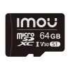 MicroSD mälukaart IMOU ST2-64-S1 64 GB, klass 10, lugemine 95 MB/s, kirjutamine 35 MB/s, U3 V30
