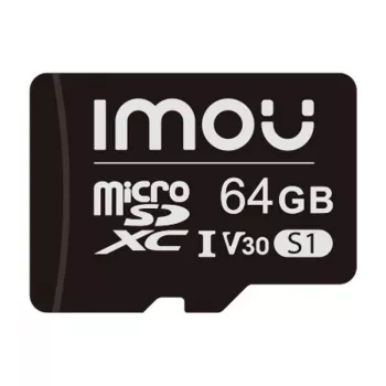 MicroSD mälukaart IMOU ST2-64-S1 64 GB, klass 10, lugemine 95 MB/s, kirjutamine 35 MB/s, U3 V30