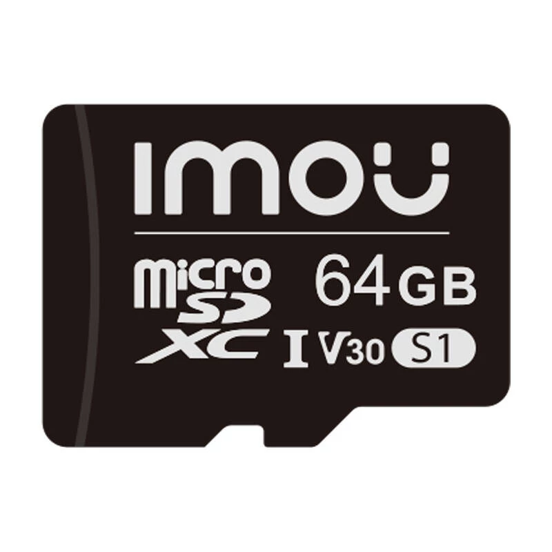 MicroSD mälukaart IMOU ST2-64-S1 64 GB, klass 10, lugemine 95 MB/s, kirjutamine 35 MB/s, U3 V30