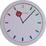 NeXtime kell 3048 Color Change, Ø28 cm, seinakell, valge/mitmevärviline