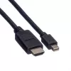 ROLINE videokaabel - Mini DisplayPort (M) HDMI-le (M)