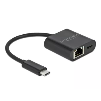 USB USB-C adapter DeLOCK 66644 Gigabit LAN toiteedastus