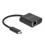 USB USB-C adapter DeLOCK 66644 Gigabit LAN toiteedastus