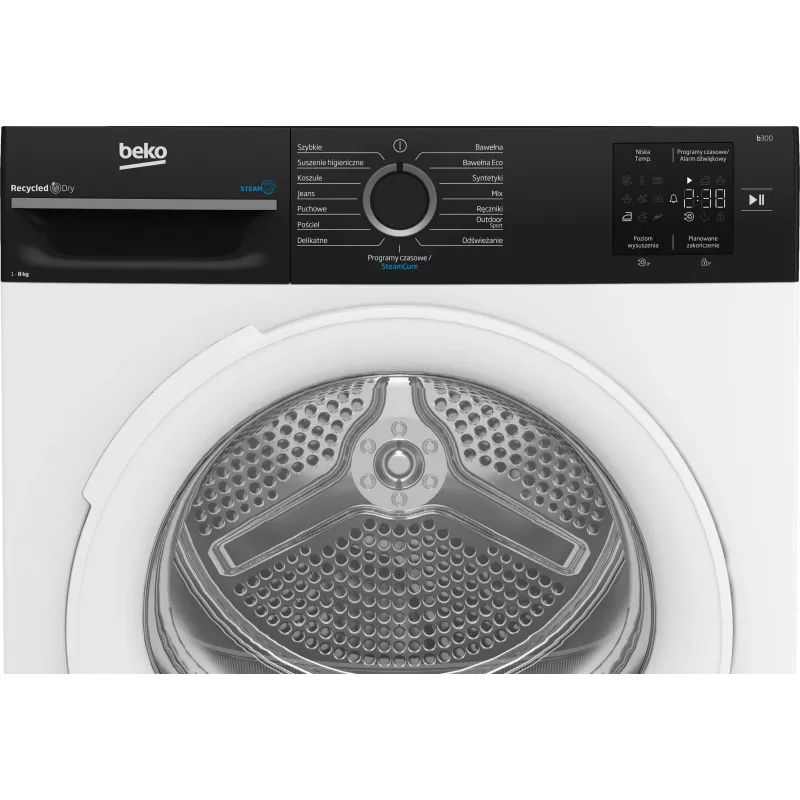 BEKO BM3T3823WBW saleda mudeliga riidekuivati