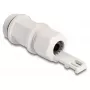 Kaablitihend M28 DELOCK, plastik, hall, kaablisidemega kinnitusega, 1 tk